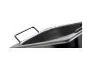 Stainless steel Gastronorm pans GN 1/4 with handles 