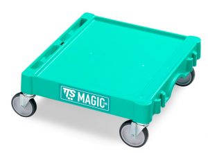 T09060411 Base Magic Mini - Verde - Ruote Con Freno Ø 125 Mm