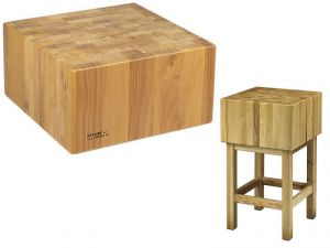CCL2564 25cm wooden block with 60x40x90h stool