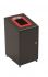 T789051 Waste paper bin for separate waste collection 120 liters Black