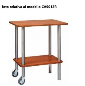 CA9012RCA Carrello gueridon legno Carbon 70x50x78h 