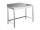 EUG2216-12 tavolo su gambe ECO cm 120x60x85h-piano con alzatina - telaio inferiore su 3 lati