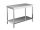 EUG2308-18 tavolo su gambe ECO cm 180x80x85h-piano liscio - ripiano inferiore