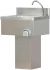 LC50 Stainless steel wash basin column with pedal control knee 