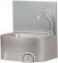 LM48 Stainless steel wash basin wall mounted