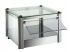VKB31N Neutral countertop display cabinet 1 PIANO in stainless steel sheet