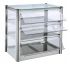 VKB53R Counter top display cabinet Hot 3 FLOORS made of stainless steel sheet