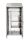 IN-S50.696.02.430 Cabinet with 2 doors in stainless steel Aisi 430 Cm. 95X50X215H