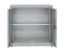 IN-Z.694.15 Low 2door plastic storage cabinet with laminated zinc 100x40x80 H