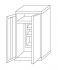 IN-Z.696.03.50  - 2door zinc-plated plastic Sliding Door Wardrobe - 100x50x200 H
