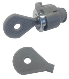 T105980 Plastic keyed lock for toilet paper dispensers and towel paper dispensers