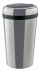 T109777 Swing paper bin Cylindrical stainless steel bin with ABS lid 50 liters