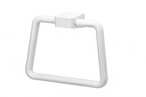 T111007 Towel ring White ABS