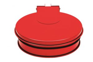 T601015  Bag holder with lid RED