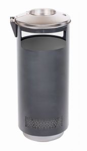 T776002 Portacenere-Gettacarte cilindrico per esterni 70 litri