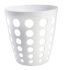 T906400 White Perforated Plastic paper bin 12 liters