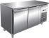 G-GN2100BT - Refrigerated refrigerated table GN1 / 1 stainless steel frame two doors gastronomy bench 